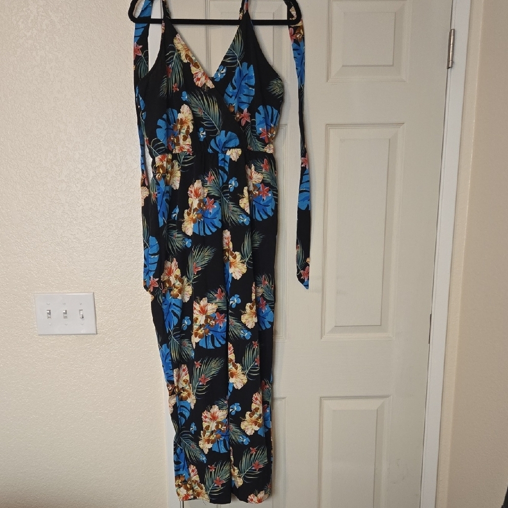 Floral Tropical Maxi Dress